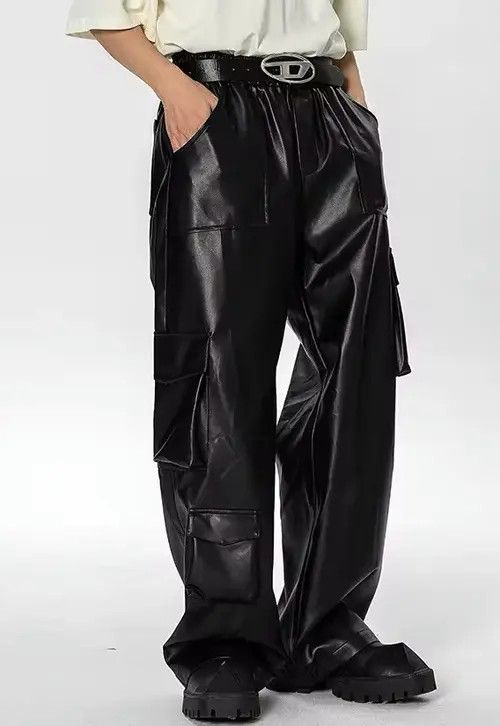 Jean Yoshiko x Maiko Pu Leather Cargo Pant Size US 31 - 2 Thumbnail