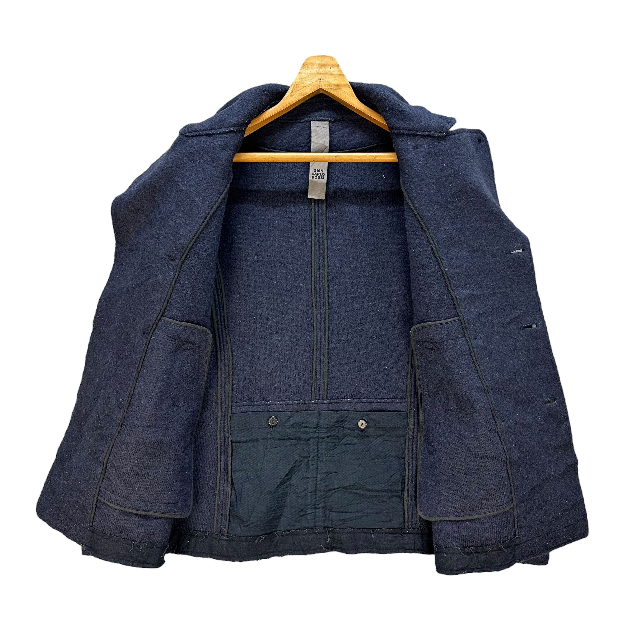 GIAN CARLO ROSSI GIAN CARLO ROSSI Double Breasted Wool Coat #A63-1526 Size US S / EU 44-46 / 1 - 7 Thumbnail