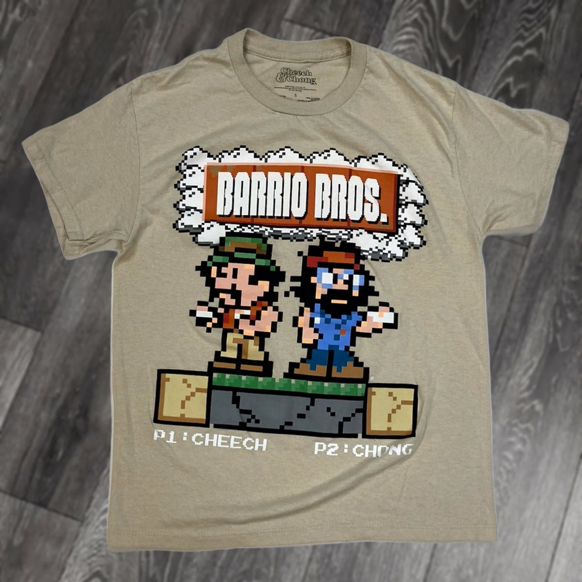 Vintage Cheech & Chong T-Shirt Shirt Women Small Beige Short Sleeve Crew Neck Casual Size S / US 4 / IT 40 - 1 Thumbnail