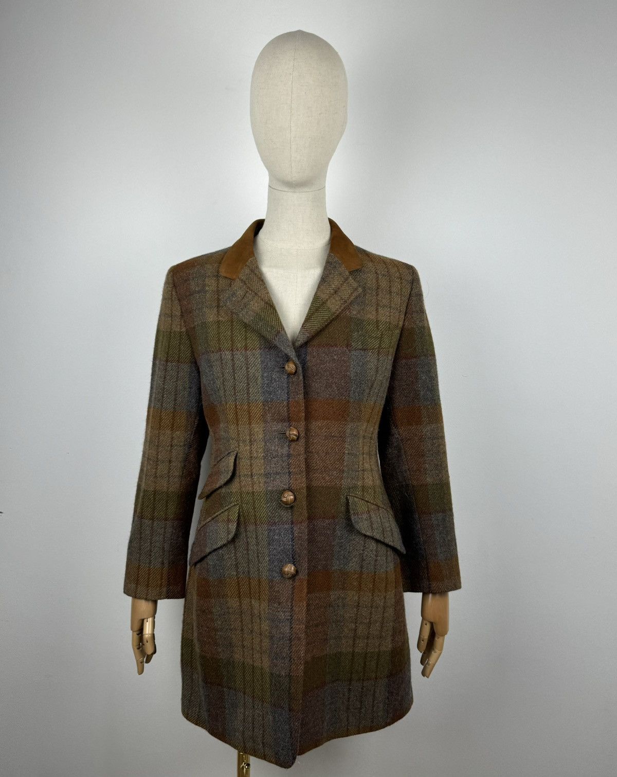 DAKS × Vintage Women’s Vintage DAKS London Wool/Alpaca Coat size GB 14 Size L / US 10 / IT 46 - 1 Thumbnail