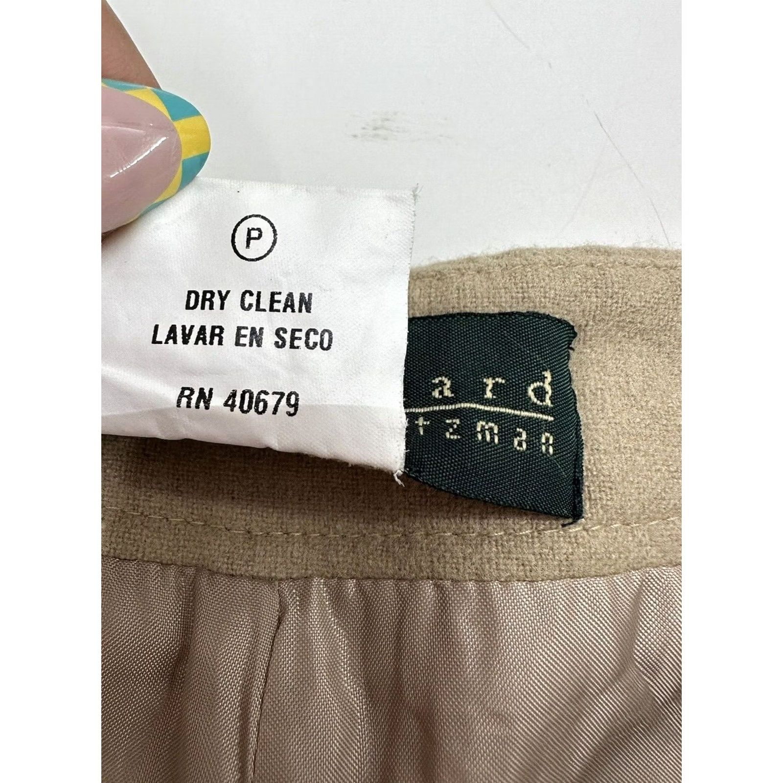 Vintage Vintage Harve Benard Pants Womens Size 14 Brown Wool Blend Dress Size 36" / US 14 / IT 50 - 6 Thumbnail