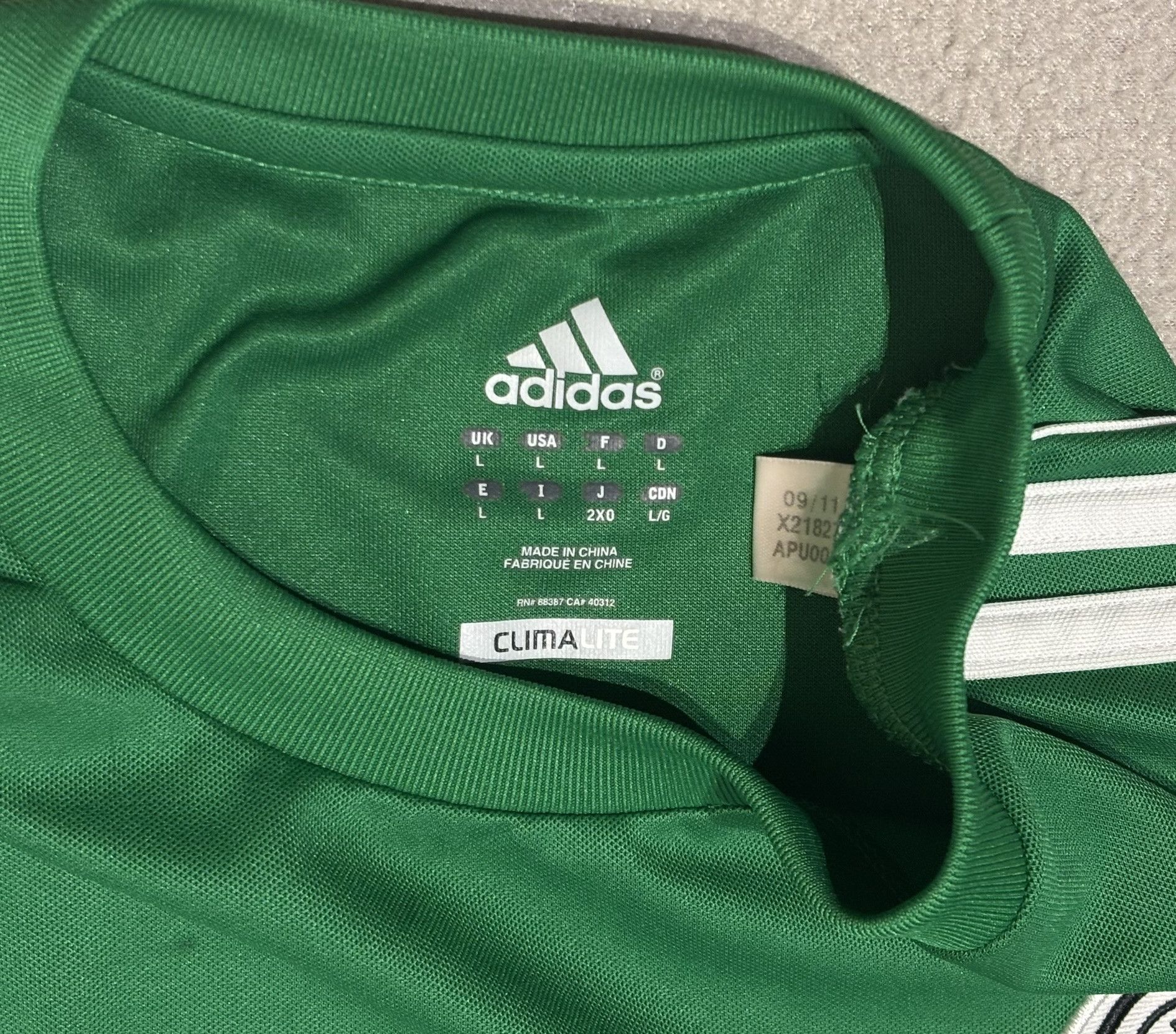 Adidas Germany 2012 Adidas Football Jersey Size L Size US L / EU 52-54 / 3 - 13 Thumbnail