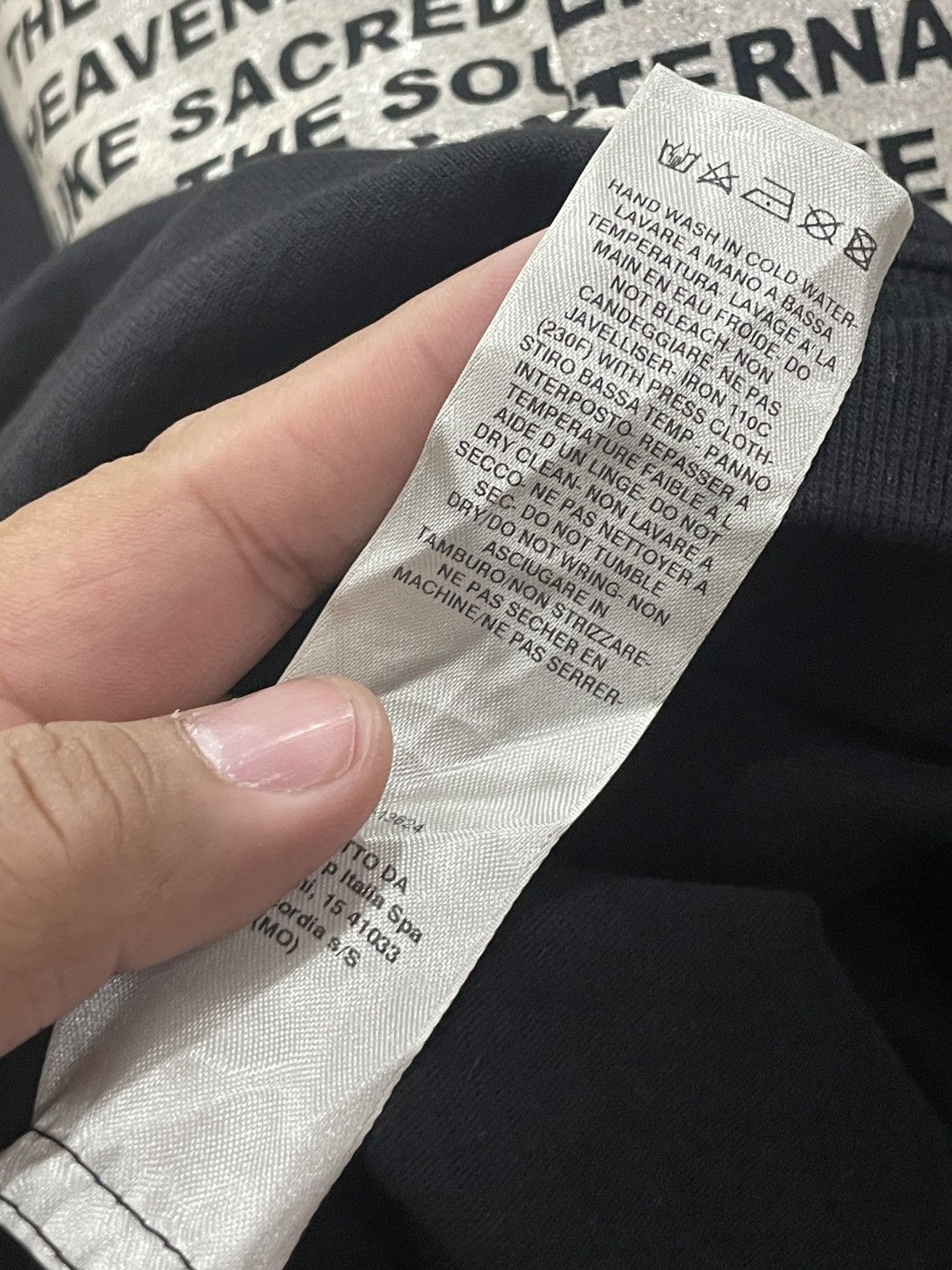Rick Owens Drkshdw Long Sleeve Poem Print Level Sweatshirt Size US XL / EU 56 / 4 - 7 Thumbnail