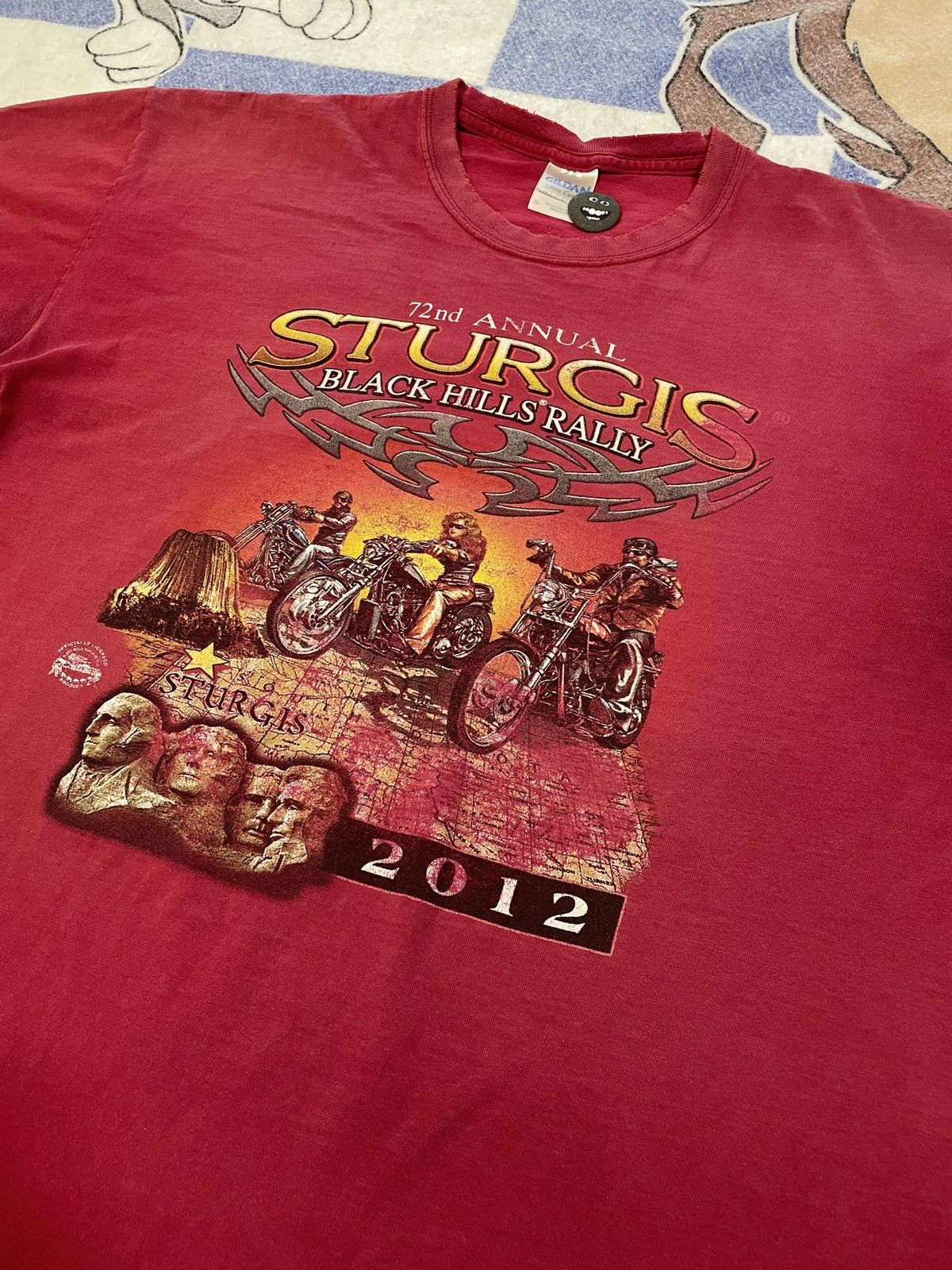 Vintage Distressed sturgis rally tee Size US XL / EU 56 / 4 - 2 Thumbnail