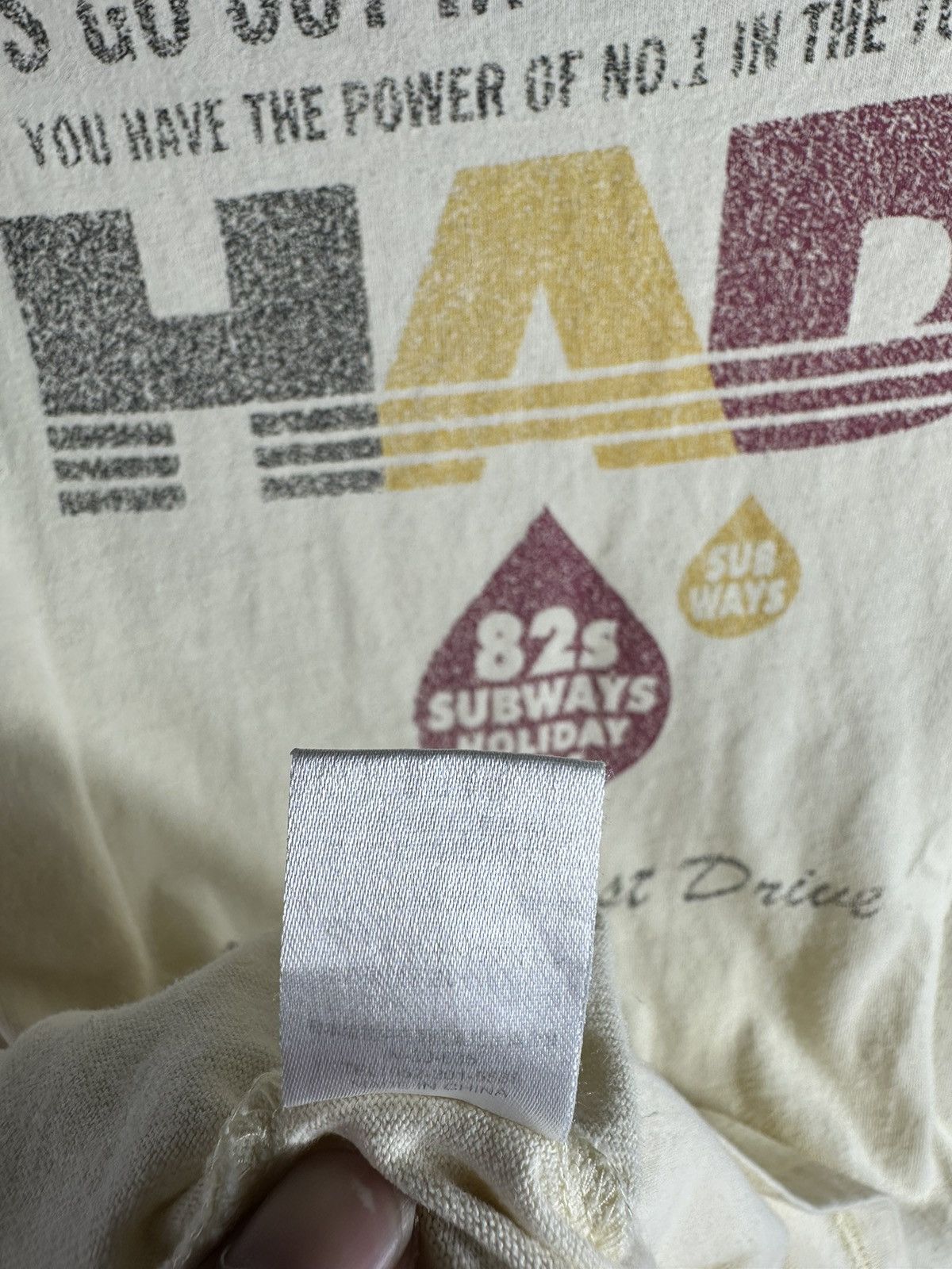Beauty Beast × If Six Was Nine × Japanese Brand HARD AGAINTS DRIVE POEM LONG SLEEVE FADED IFSIX LGB STYLE Size US M / EU 48-50 / 2 - 9 Thumbnail