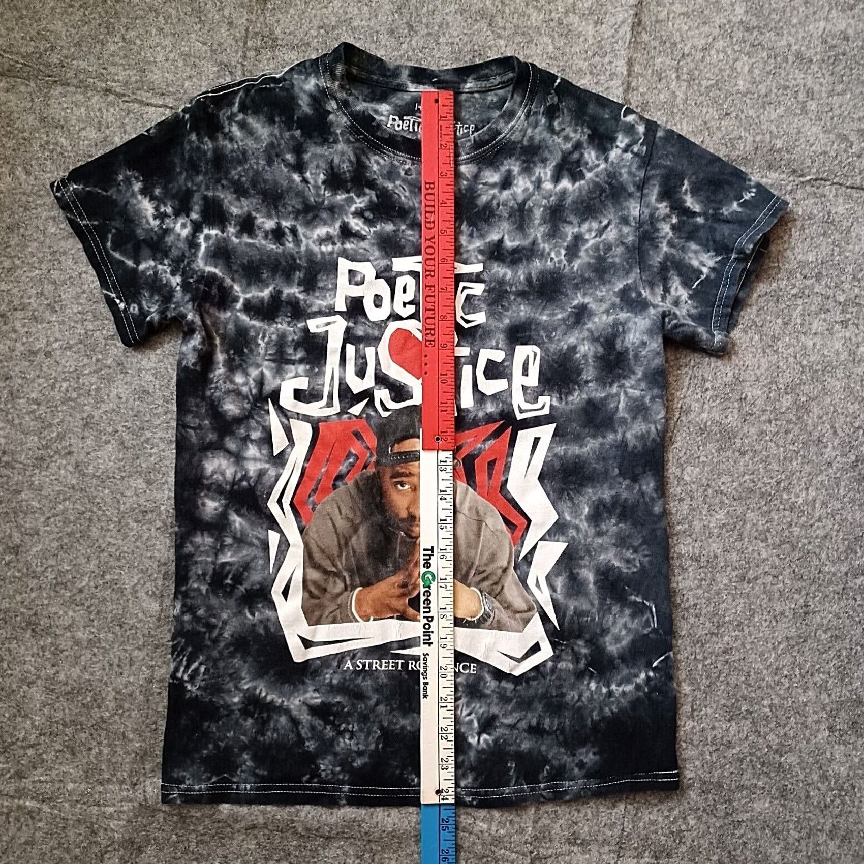 Vintage Hybrid Poetic Justice T Shirt S Tie Dye 2pac Tupac Shakir Janet Jackson Hip Hop Rap Tee Womens Size S / US 4 / IT 40 - 7 Thumbnail