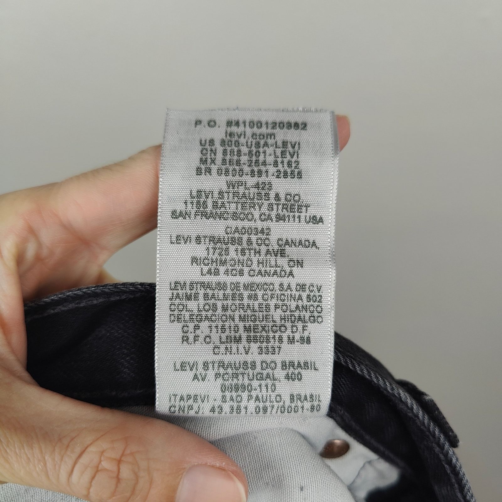 Levi's Vintage Y2K Levi's 501 Jeans Mens 36x34 Black Straight Leg Size US 36 / EU 52 - 10 Thumbnail