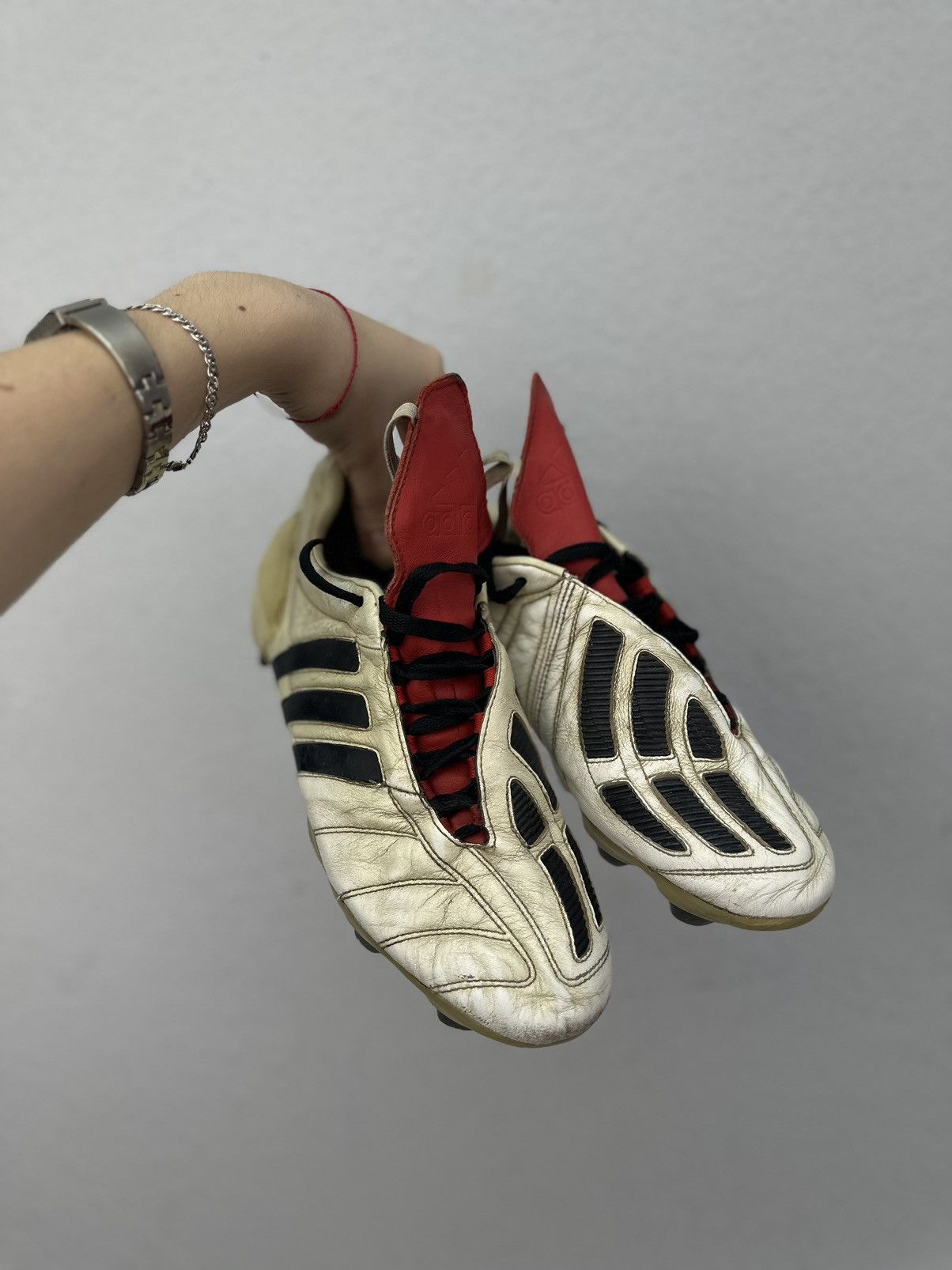 Other Adidas Boots Predator Mania FG White Football Soccer 2002 Size US 8 / EU 41 - 1 Thumbnail