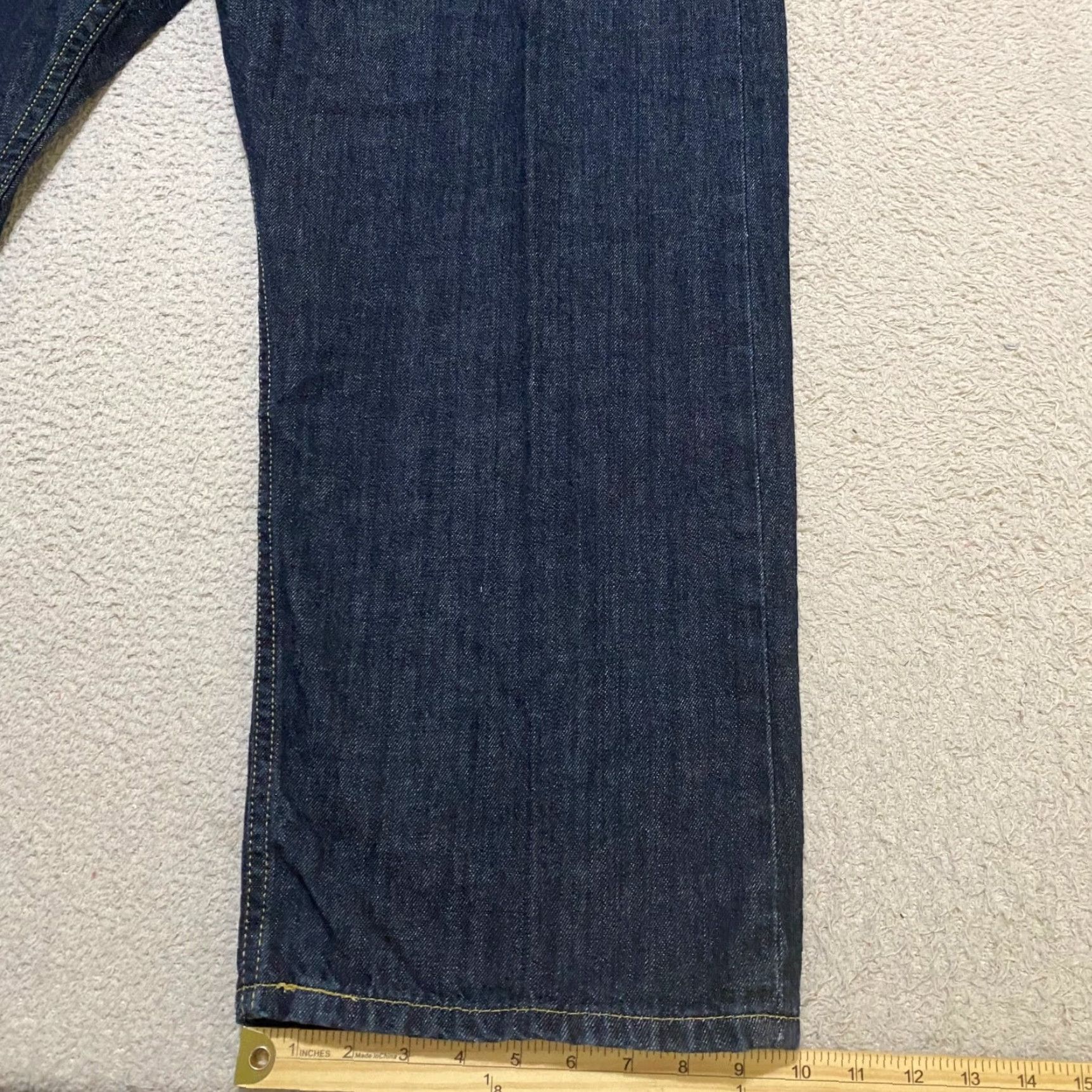 Levi's Levi's 559 Jeans Mens 48x29 Blue Denim Relaxed Straight Dark Wash High Rise Vintage No Size US 32 / EU 48 - 5 Thumbnail
