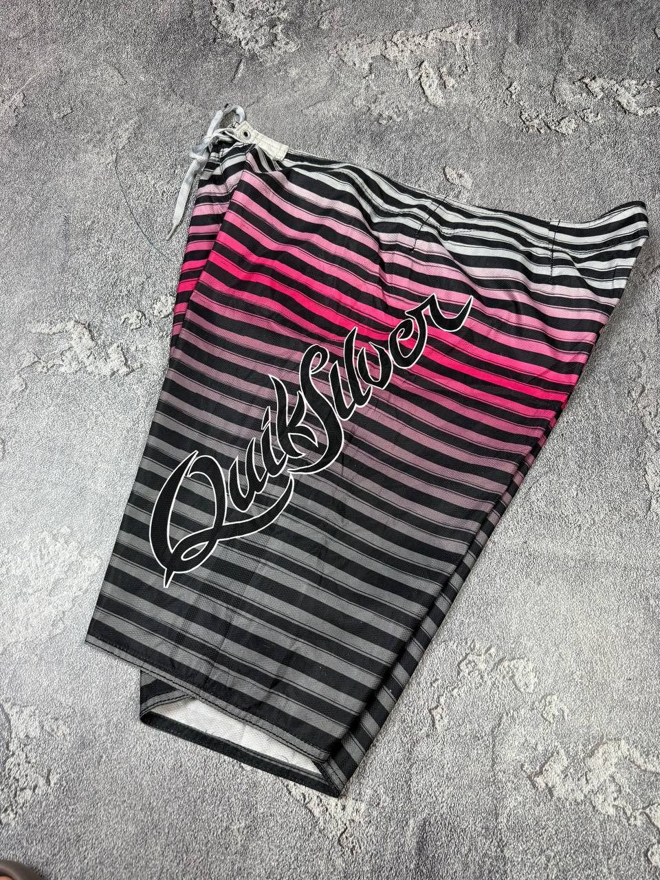 Quiksilver Y2K Quiksilver Surf Stripe Shorts 2000s Streetwear Size US 38 / EU 54 - 7 Thumbnail