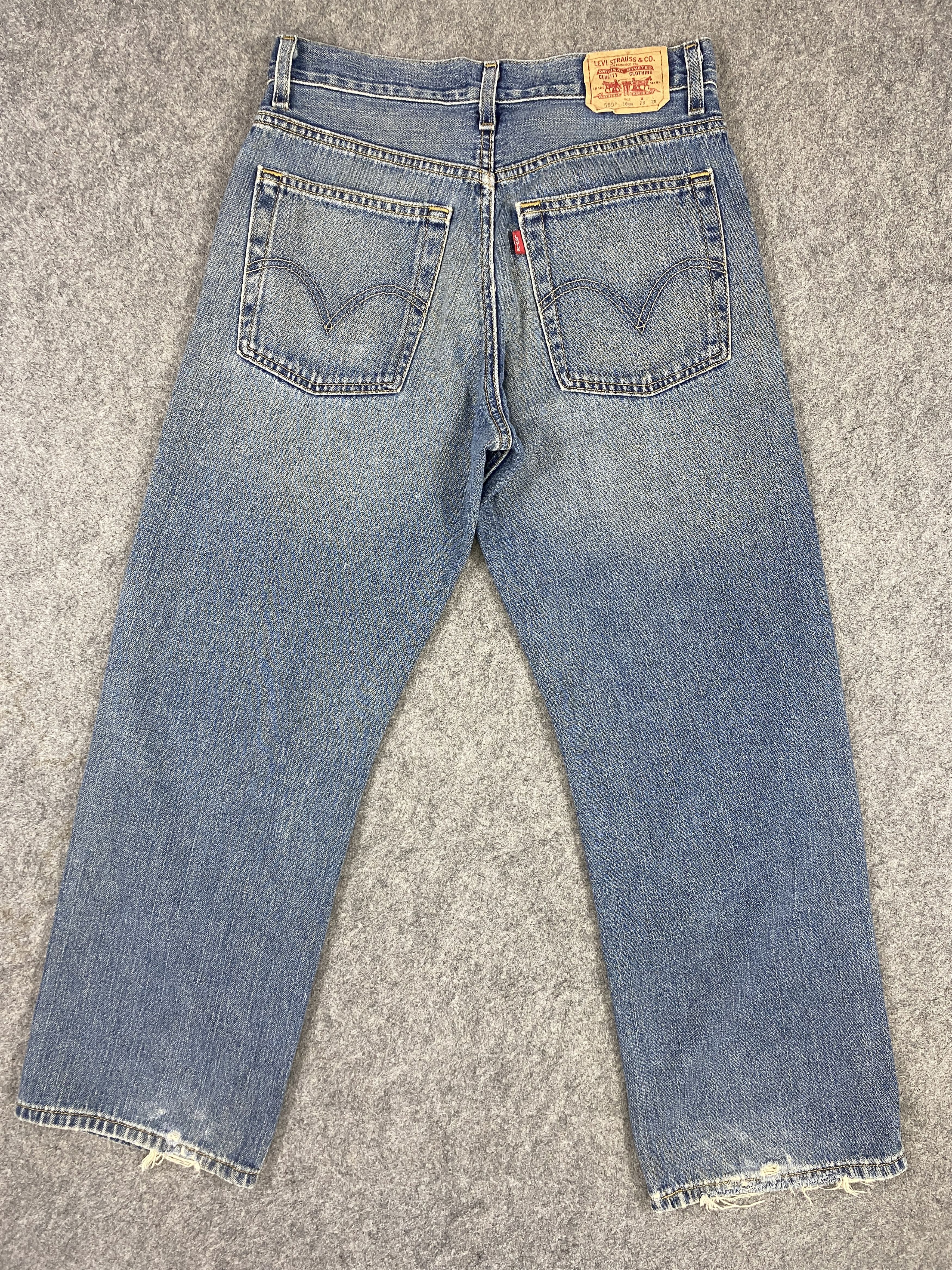 Levi's Faded Blue Vintage Levi's 569 29x28 Denim -JN2089 Size US 29 - 2 Thumbnail