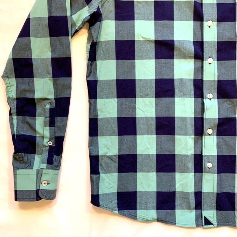 UNTUCKit UNTUCKit Shirt Mens Large Tall Bonarda Button Up Long Sleeve Plaid Cotton Casual Size US L / EU 52-54 / 3 - 6 Thumbnail
