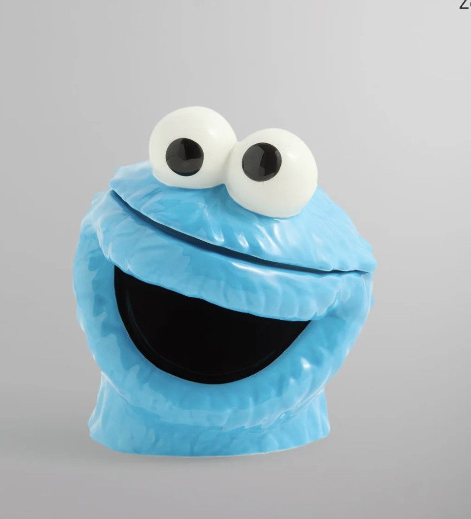 Kith Kith for Sesame Street Cookie Monster cookie jar chicory Size ONE SIZE - 1 Thumbnail