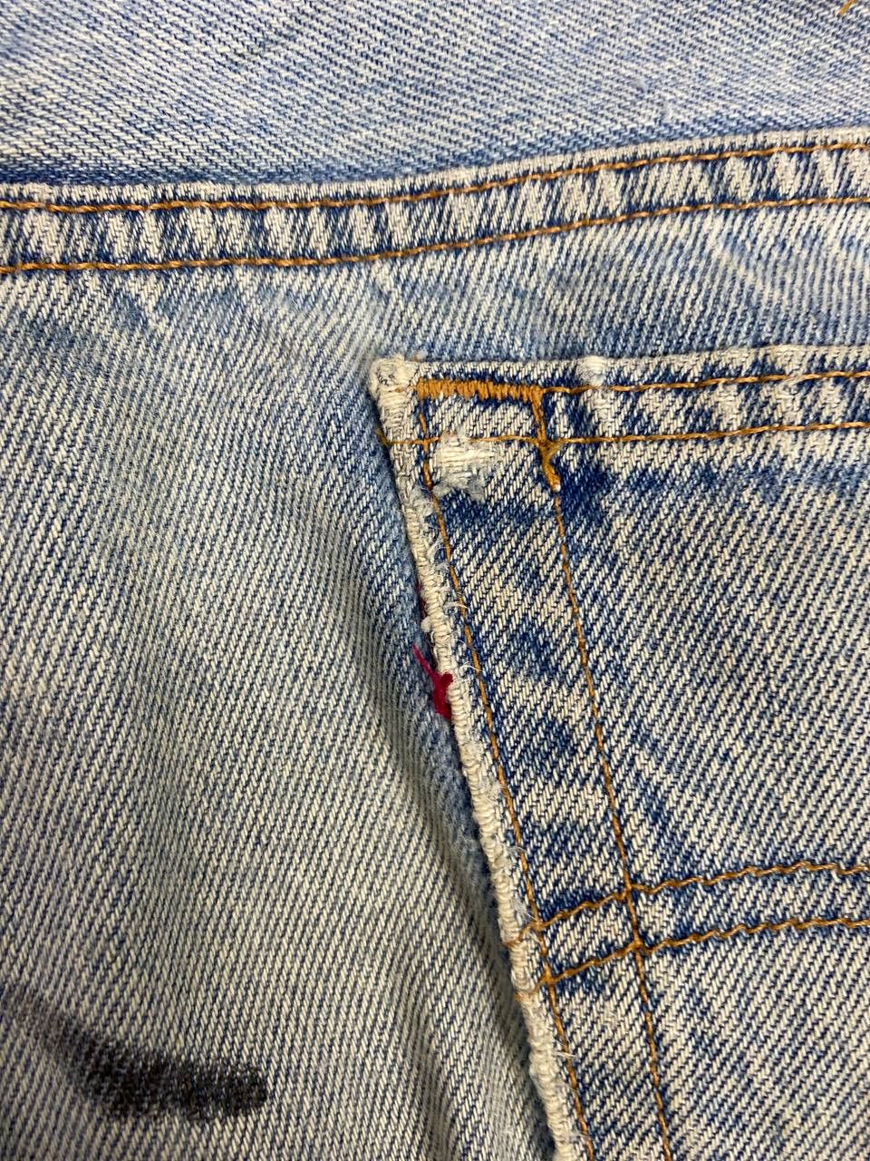 Levi's vintage levis 501 slightly distressed denim nice design Size US 36 / EU 52 - 6 Thumbnail