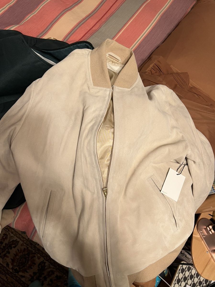 Aime Leon Dore Suede Bomber Jacket - L Size US L / EU 52-54 / 3 - 8 Thumbnail