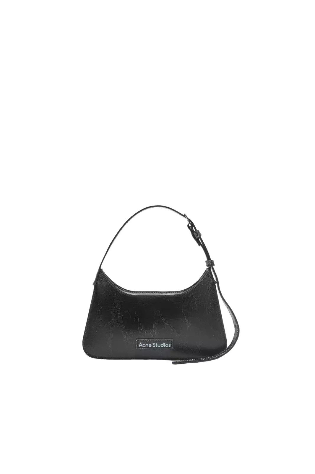 Acne Studios ACNE STUDIOS Platt Micro Black Leather Shoulder Bag New Size ONE SIZE - 1 Thumbnail
