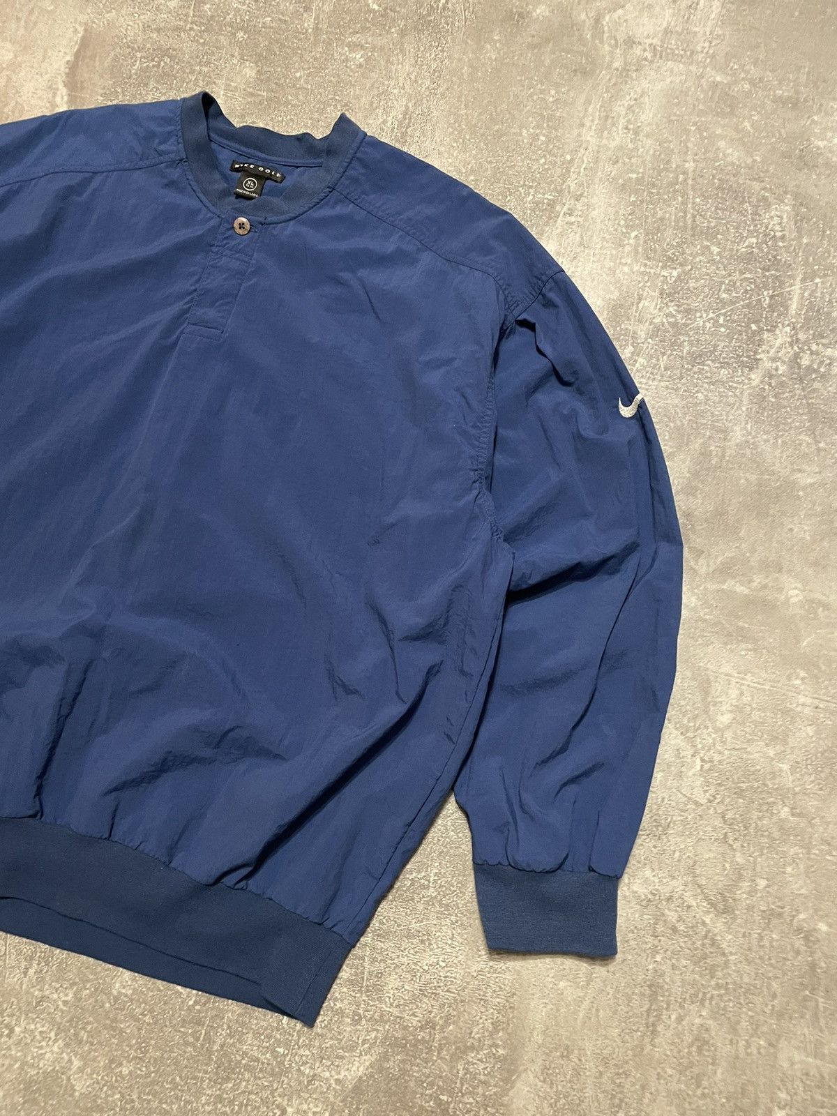 Nike × Vintage Vintage Nike Golf Nylon Sweatshirt Swoosh Logo Size US XL / EU 56 / 4 - 5 Thumbnail
