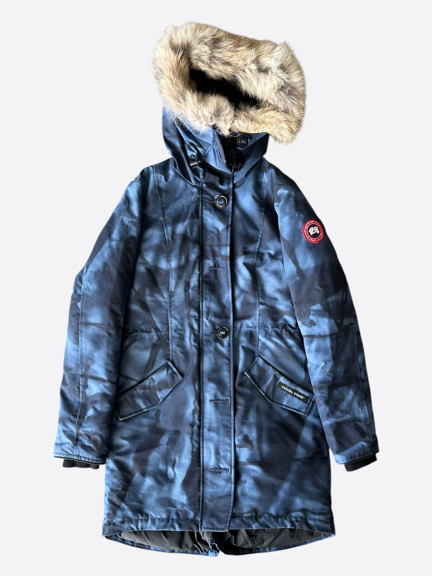 Canada Goose Canada Goose Abstract Blue Rossclair Women's Jacket Size XS / US 0-2 / IT 36-38 - 1 Thumbnail