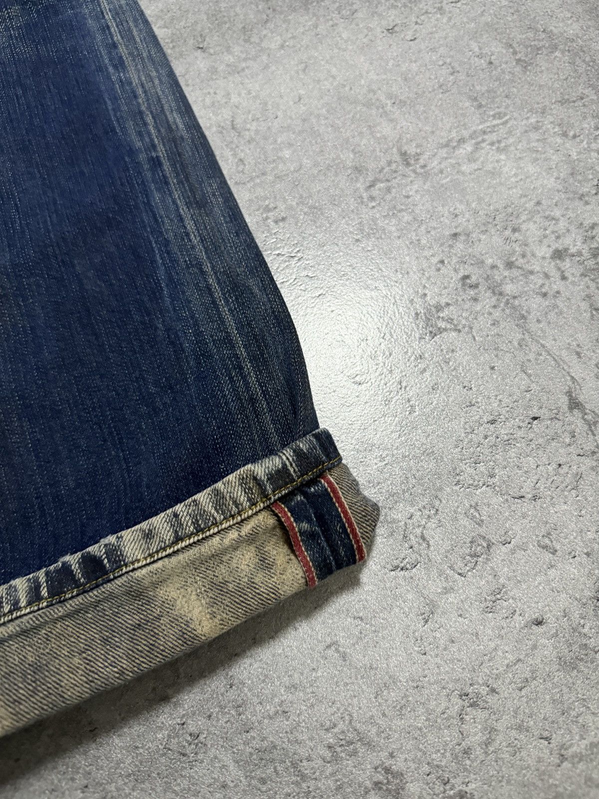 Japanese Brand × Vintage Guess Selvedge Vintage Baggy Jeans Distressed Rap Skate Y2K Size US 28 / EU 44 - 2 Thumbnail