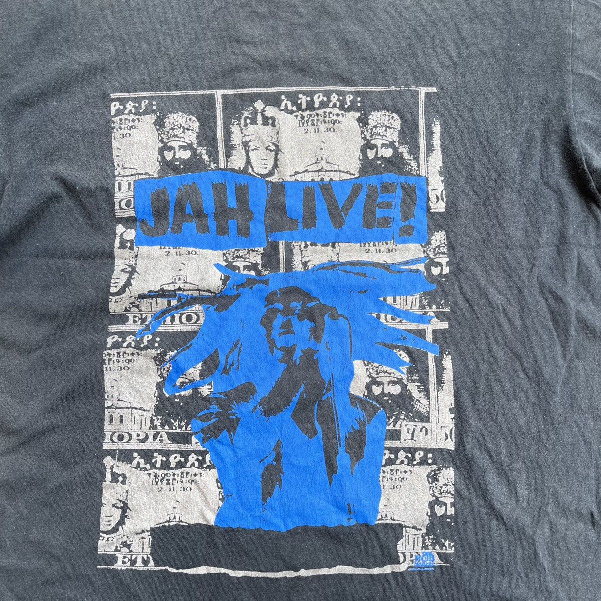 Vintage vintage Bob Marley "Jah Live!" graphic tee. Size US M / EU 48-50 / 2 - 2 Thumbnail