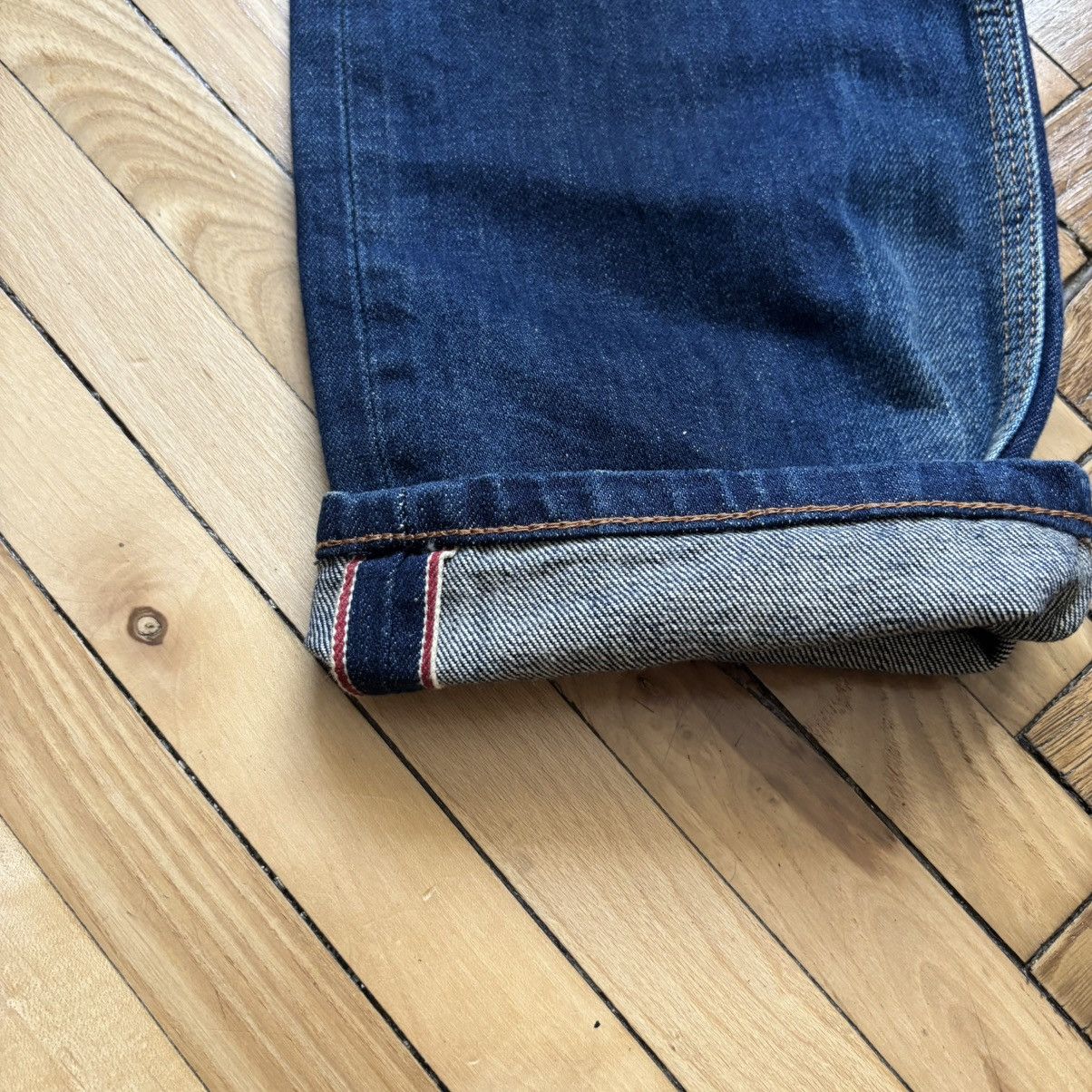 Tommy Hilfiger Tommy Hilfiger Distressed Boro Denim Scanton Selvedge Jeans Size US 33 - 3 Thumbnail