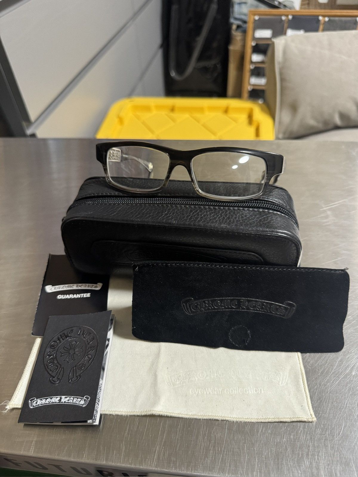 Chrome Hearts Chrome Hearts CH Cross Dismembered Glasses Black Size ONE SIZE - 2 Thumbnail