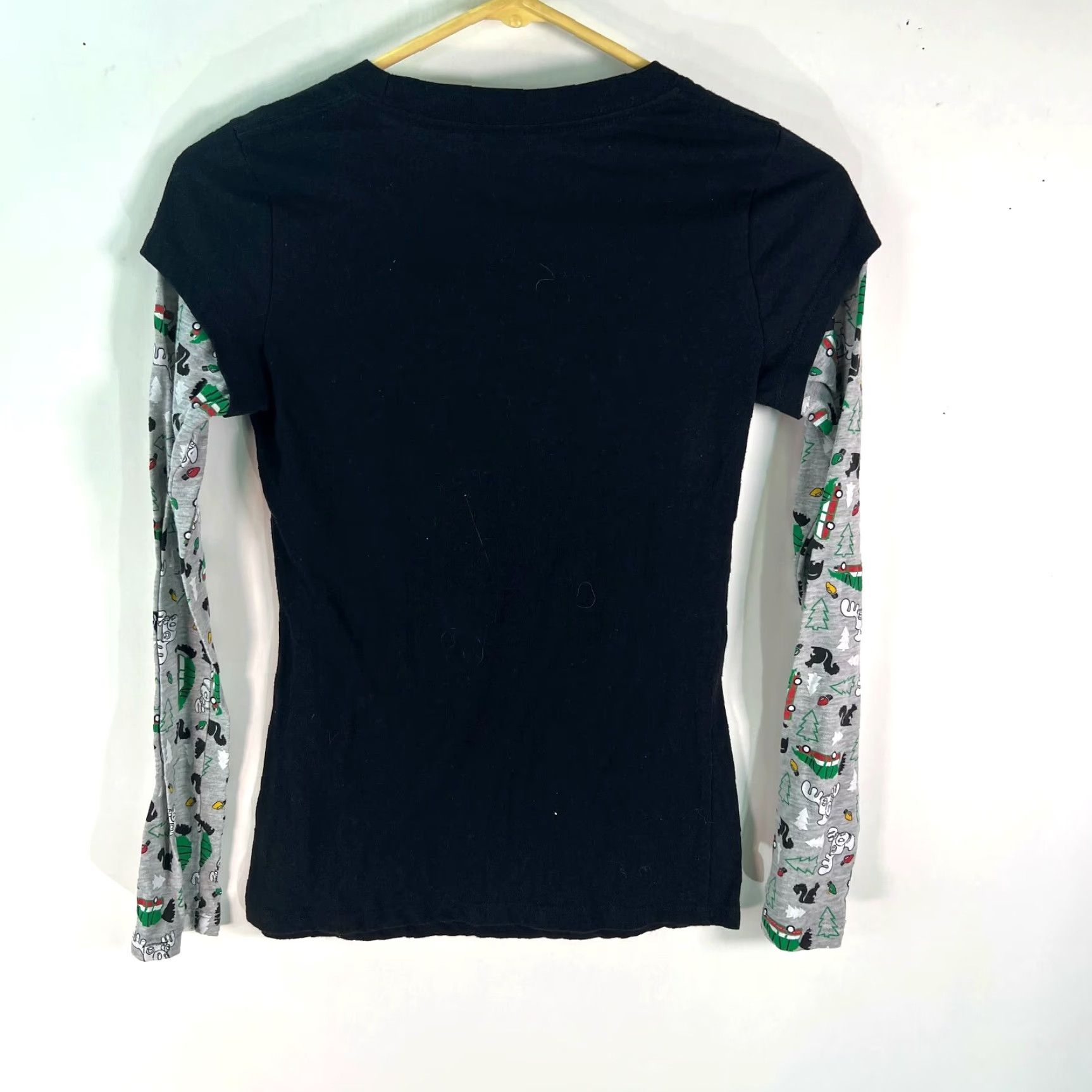 Vintage National Lampoons Christmas Vacation Graphic Print Black T Shirt Women Size S Size S / US 4 / IT 40 - 2 Thumbnail