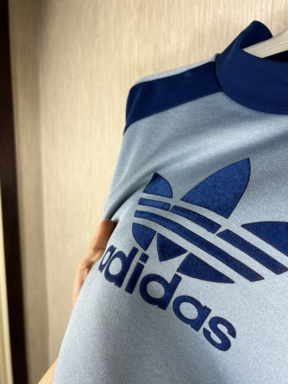 Adidas Vintage 70s Adidas Ventex sweatshirt central flower logo Size M / US 6-8 / IT 42-44 - 14 Thumbnail