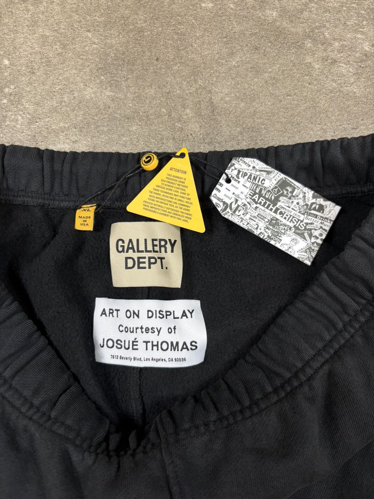 Gallery Dept. Gallery Dept Sweatpants Washed Black Size US 36 / EU 52 - 10 Thumbnail