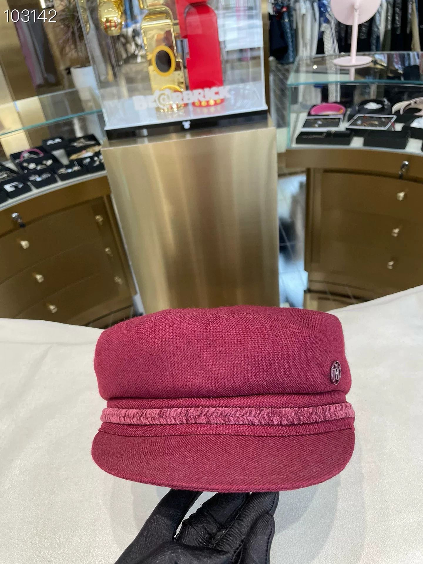 Other Burgundy Beret L Size Size ONE SIZE - 1 Thumbnail