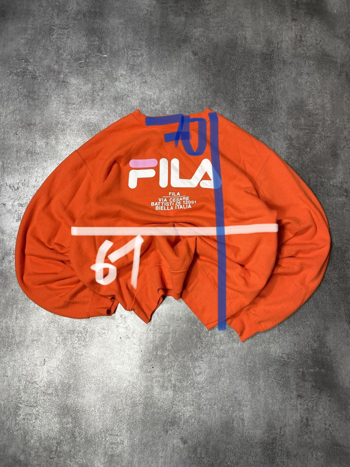 Fila 🔥Offers🔥Fila Vintage Y2K Sweatshirt Rare Spellout Boxy 90s Size US L / EU 52-54 / 3 - 8 Thumbnail