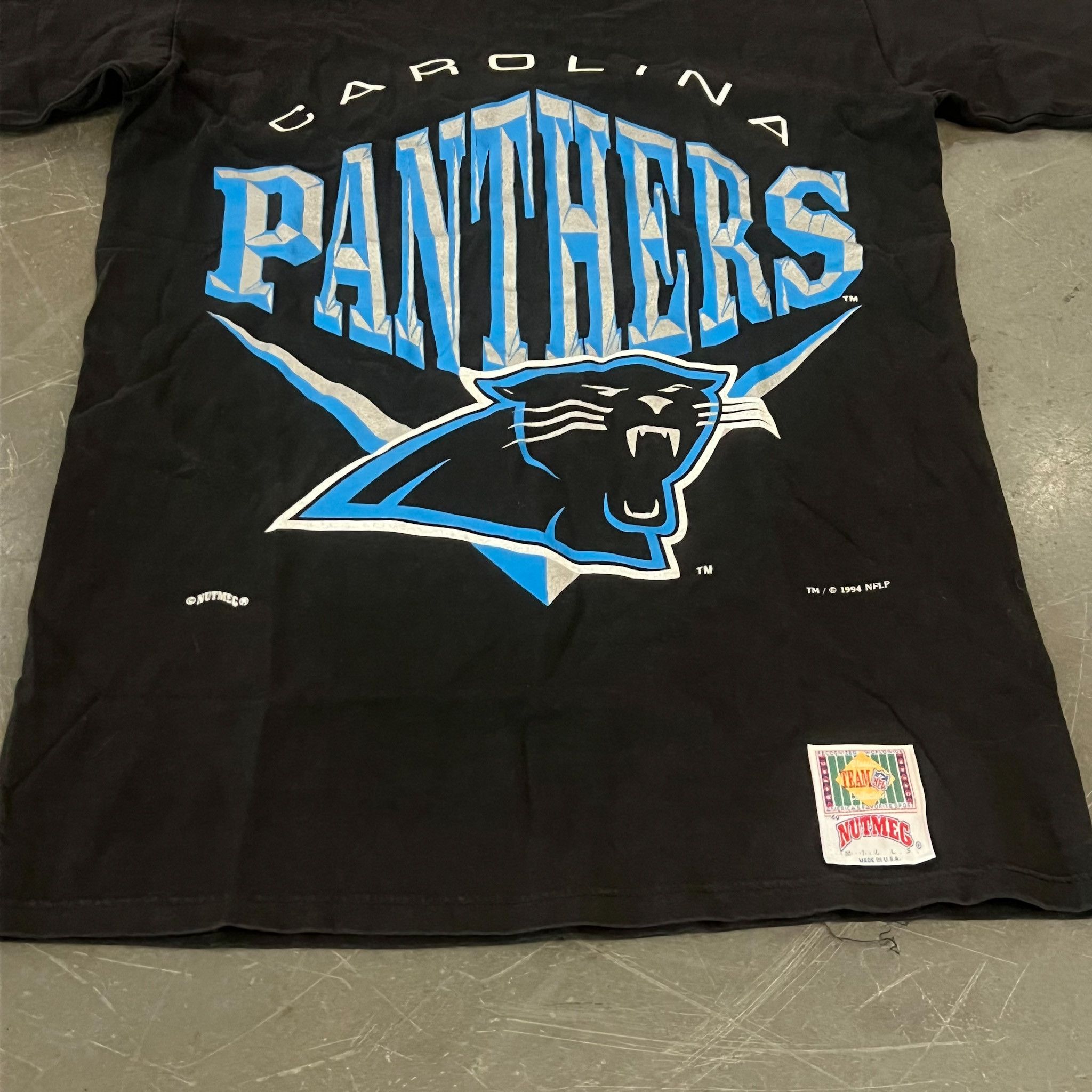 Nutmeg Vintage Carolina Panthers Tee • Medium Size US M / EU 48-50 / 2 - 2 Thumbnail
