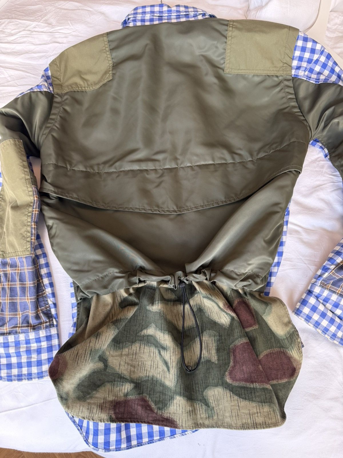 Junya Watanabe Junya Watanabe Comme des Garçons MAN Hybrid Patchwork Shirt Size S / US 4 / IT 40 - 7 Thumbnail