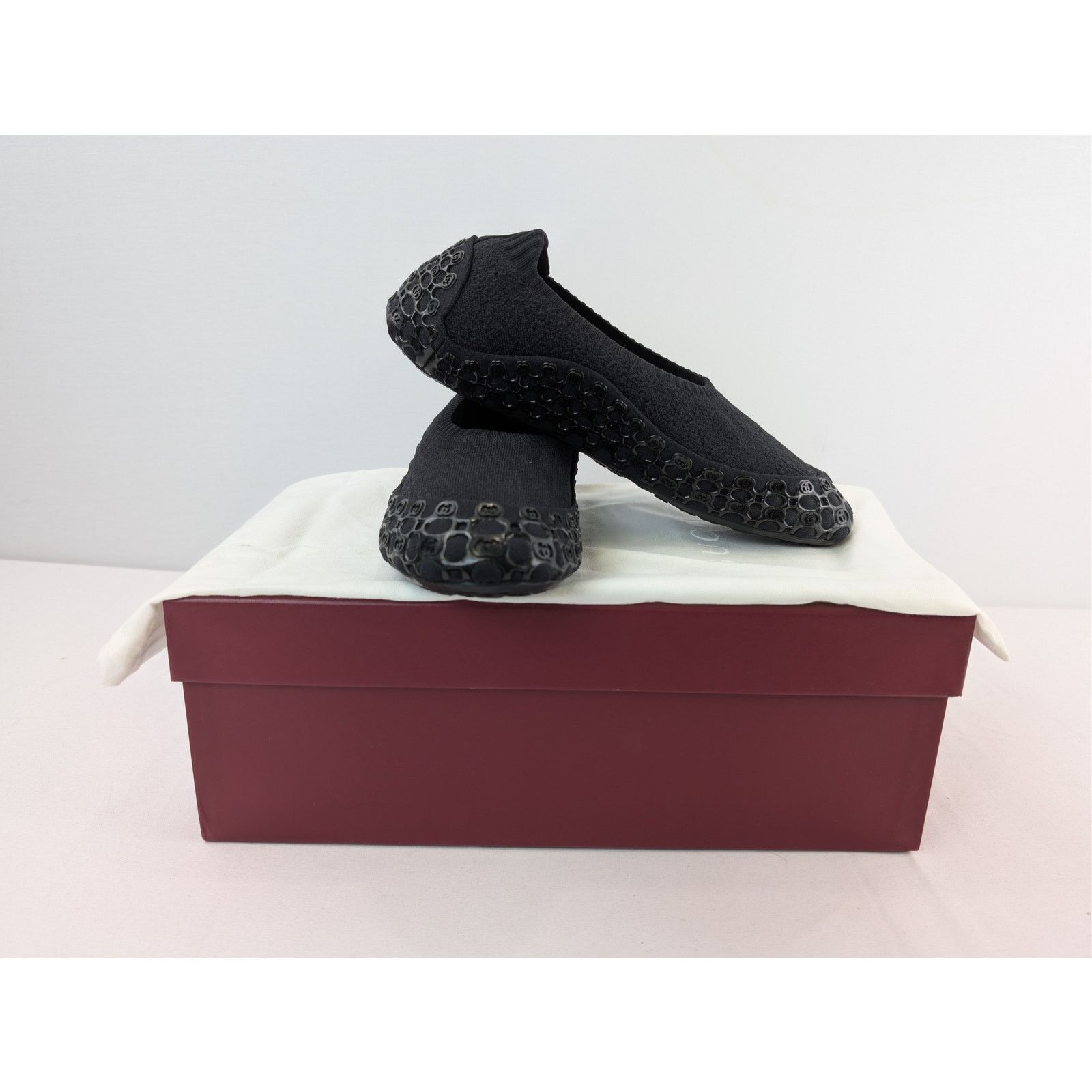 Gucci o1rshd1 Elastic Fabric slip-ons Shoes in Black Size US 10 / EU 43 - 18 Thumbnail