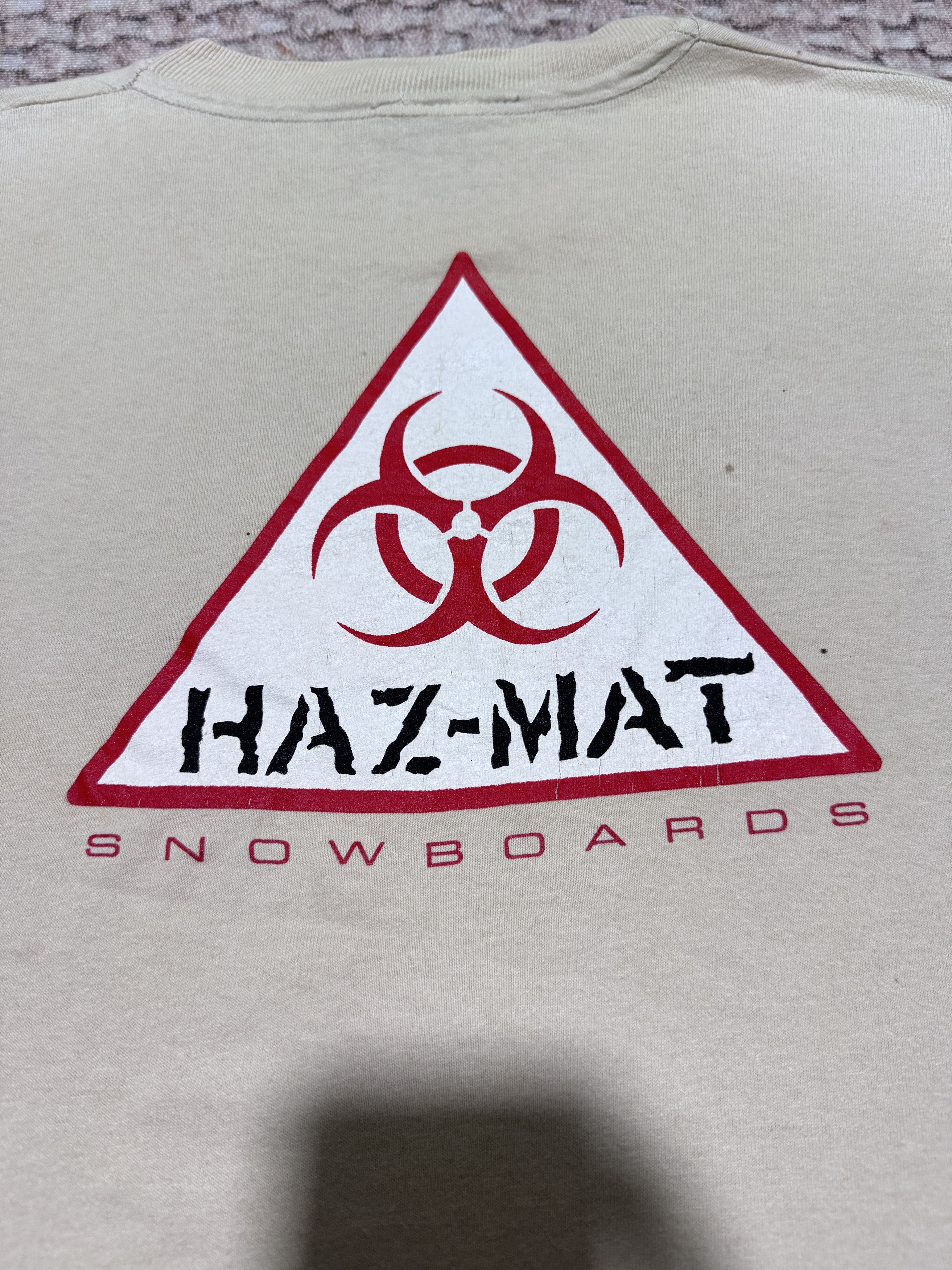 Vintage Vintage Haz-Mat Snowboard Skateboard Hooks-up T shirt USA Size US M / EU 48-50 / 2 - 3 Thumbnail