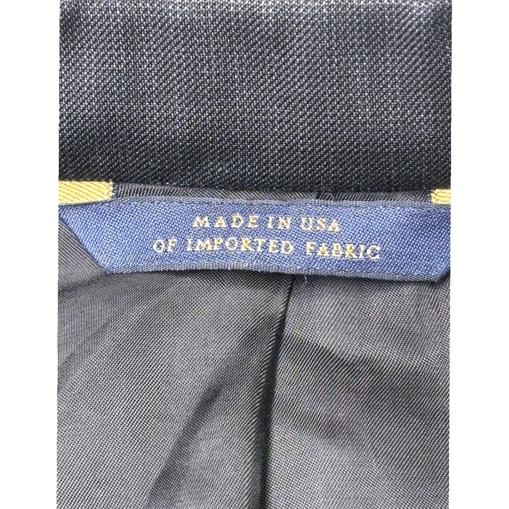 Brooks Brothers Brooks Brothers 1818 Regent Fit Charcoal Wool Blazer Jacket 2 Piece 44R Mens Regular Notch Lapel Business Size 44R - 4 Thumbnail
