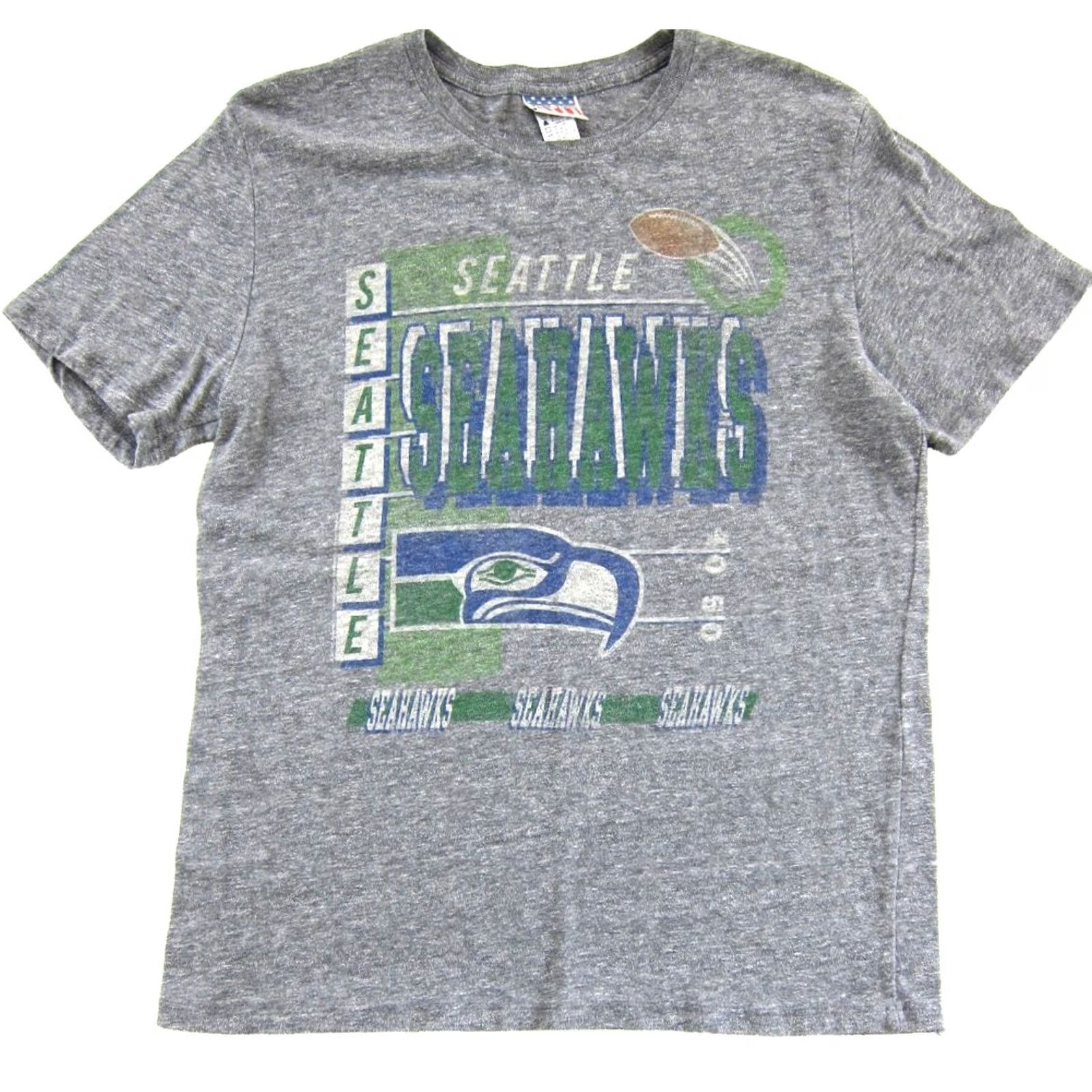 Junk Food JUNK FOOD Seattle Seahawks Football T-Shirt Men M Gray Green 80s 90s Vintage Look Cowboys? Size US M / EU 48-50 / 2 - 2 Thumbnail