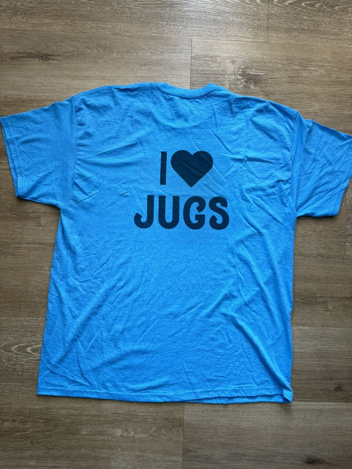 Vintage I♥️JUGS - Back Graphic Comedy Tee XL Size US XL / EU 56 / 4 - 7 Thumbnail