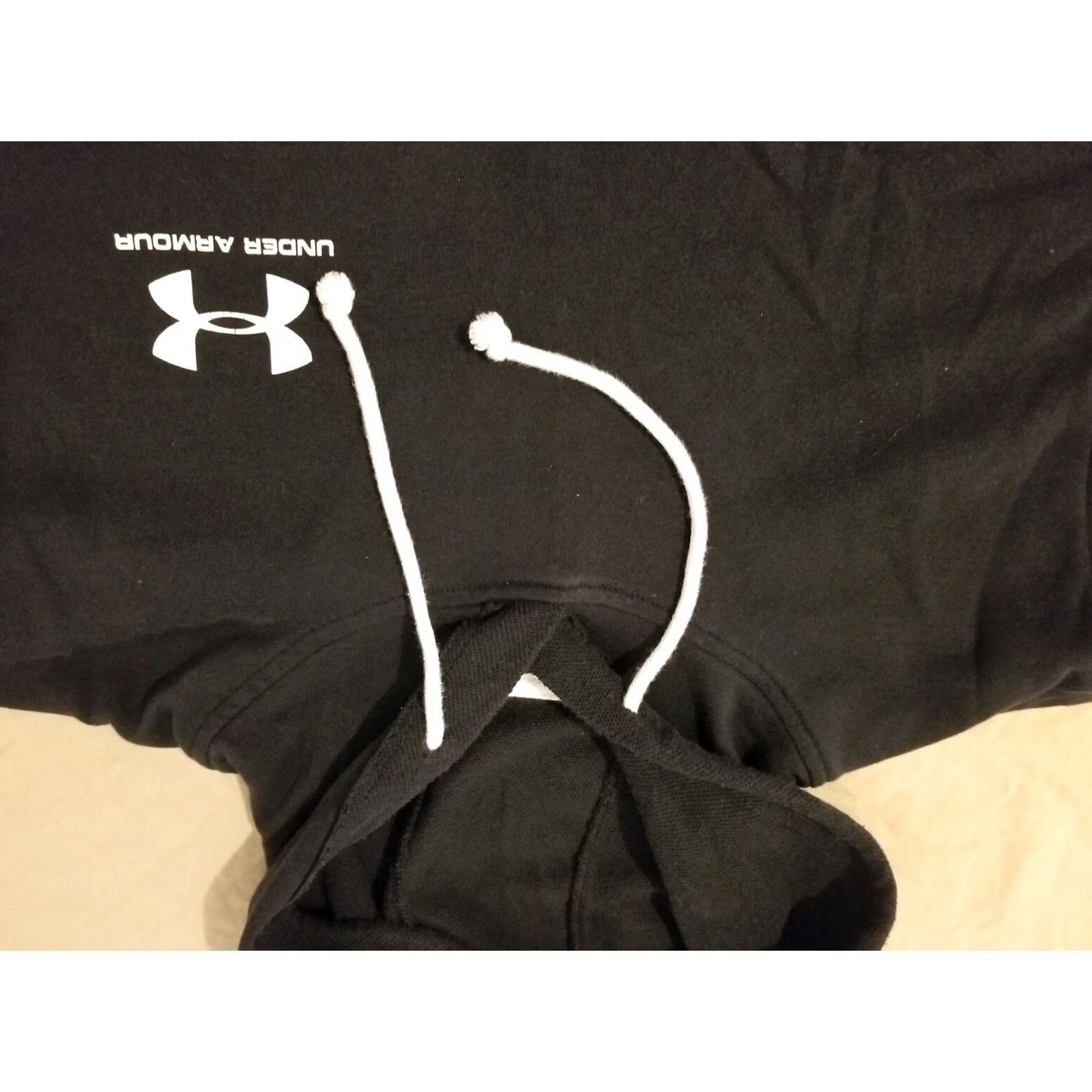 Under Armour Under Armour Sleeveless Hoodie Sweater Shirt L Large Black Athletic Gym Mens Size US L / EU 52-54 / 3 - 2 Thumbnail