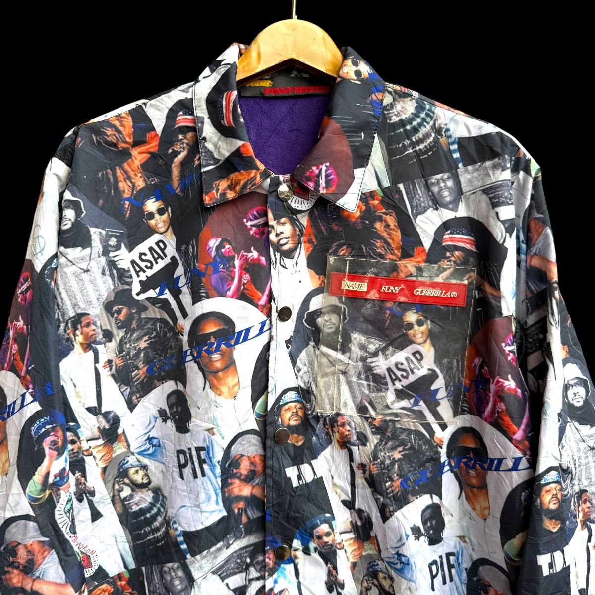 Grailed × Rap Tees ASAP Travis Scott Hip Hop Streetwear Style Jacket Size US XL / EU 56 / 4 - 3 Thumbnail