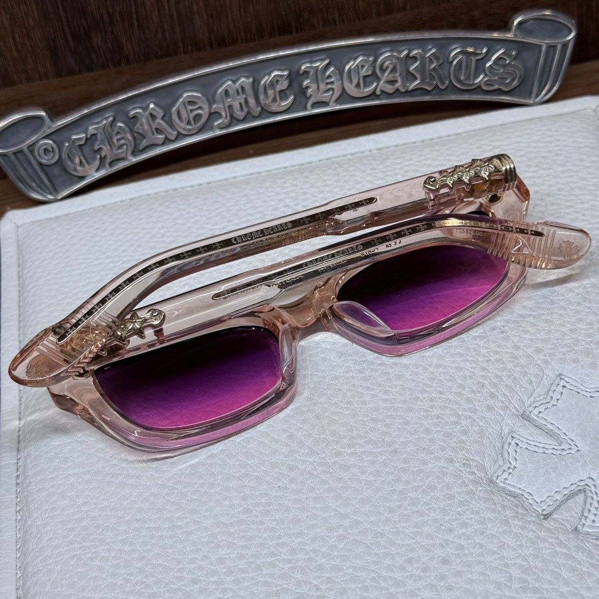 Chrome Hearts Chrome Hearts Asstraordinaire 1/1 ‘EUPHORIA’ Sunglasses Size ONE SIZE - 2 Thumbnail
