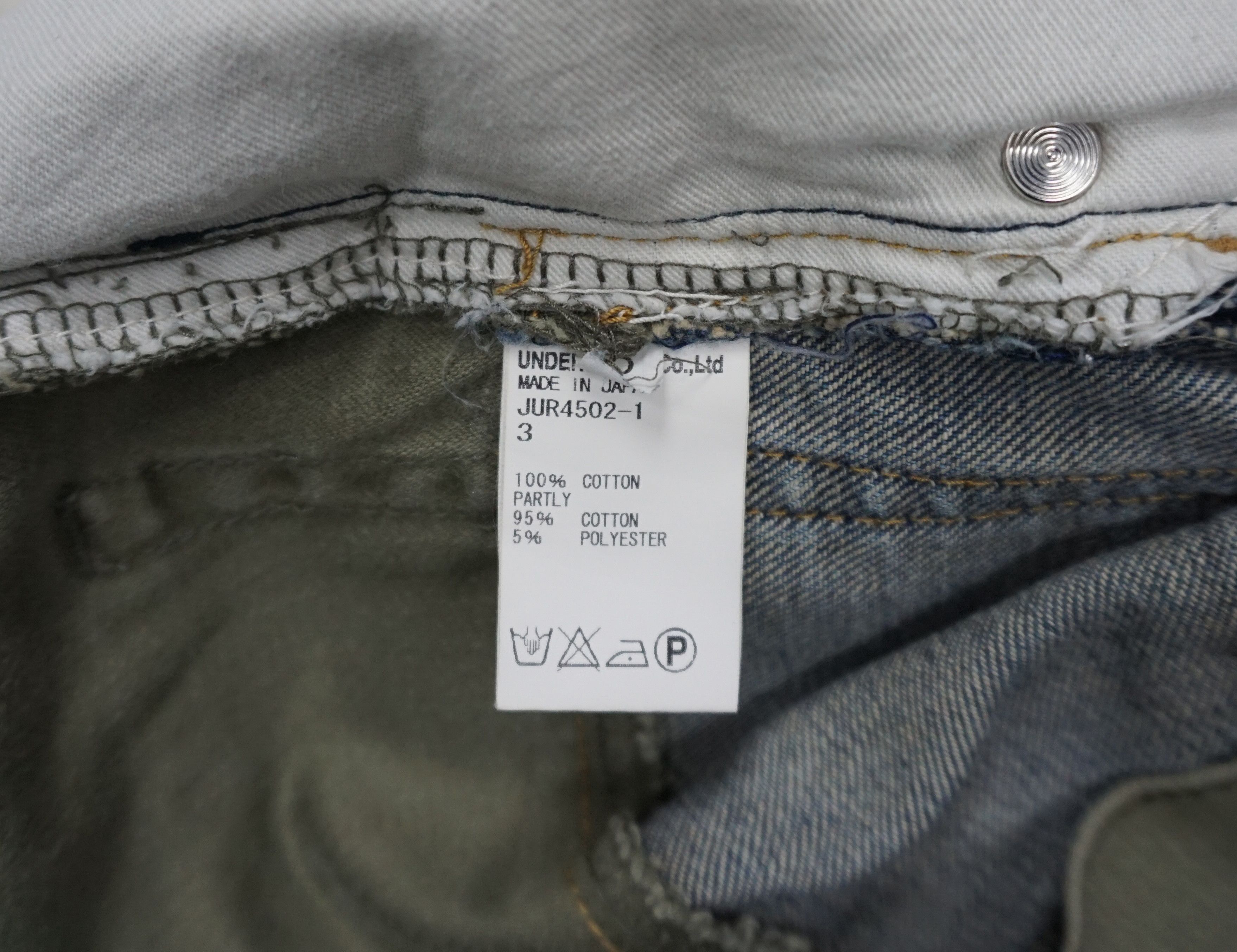 Designer × Jun Takahashi × Undercover 00's John Undercover Military Denim Jeans Made in Japan Size US 40 / EU 56 - 5 Thumbnail
