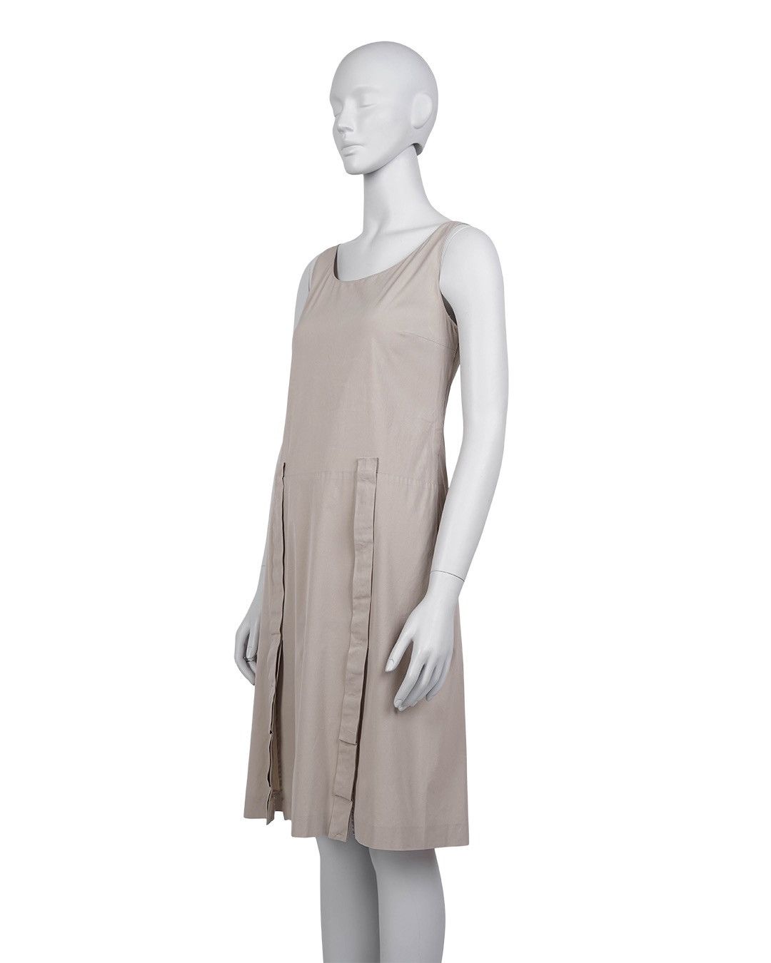 Prada Prada S/S1999 Beige Dress Size M / US 6-8 / IT 42-44 - 6 Thumbnail