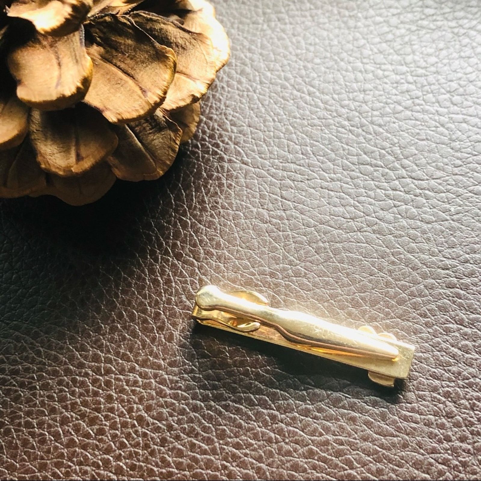 Vintage Vintage men’s Swank gold music note tie bar clip Size ONE SIZE - 3 Thumbnail
