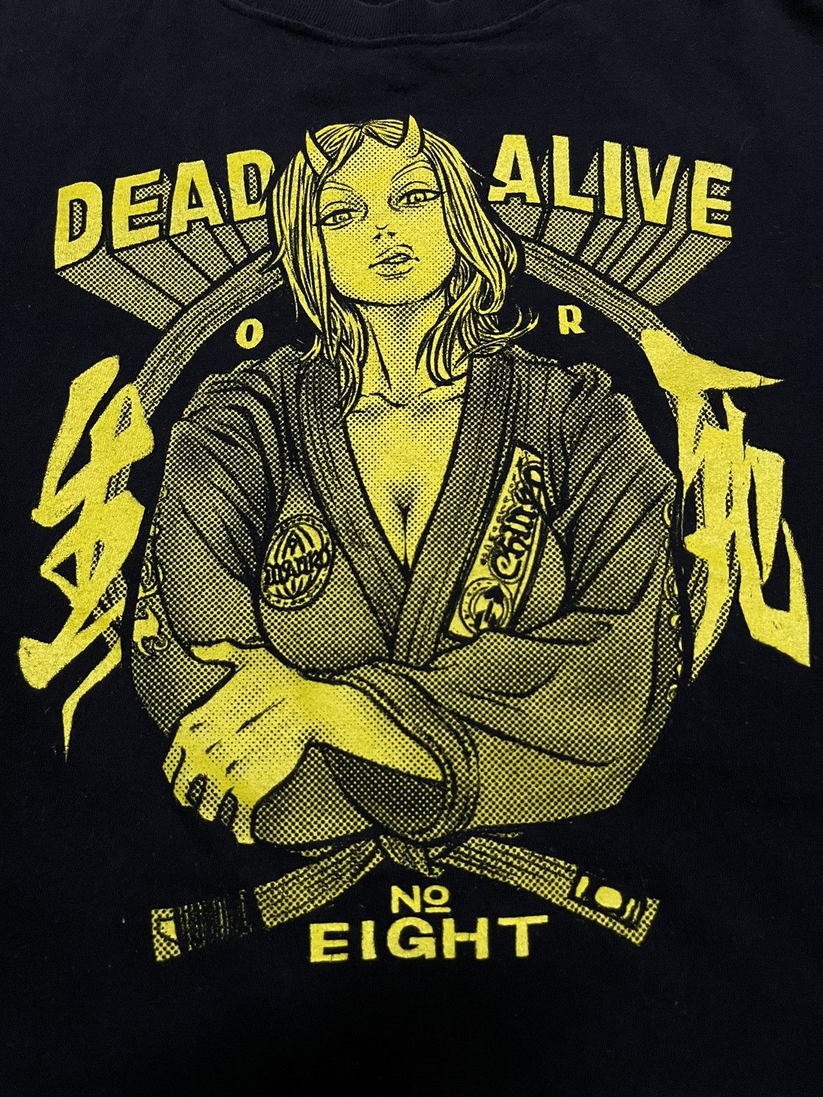 Japanese Brand × Vintage RARE Vintage Dead Or Alive Naked Girl Design Tee 🇯🇵 Size US L / EU 52-54 / 3 - 5 Thumbnail