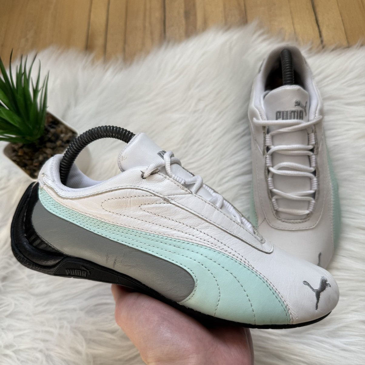 Puma 📌 Vintage Y2K Crazy Puma SpeedCat Leather 00’s Sneakers Size US 6.5 / IT 36.5 - 6 Thumbnail