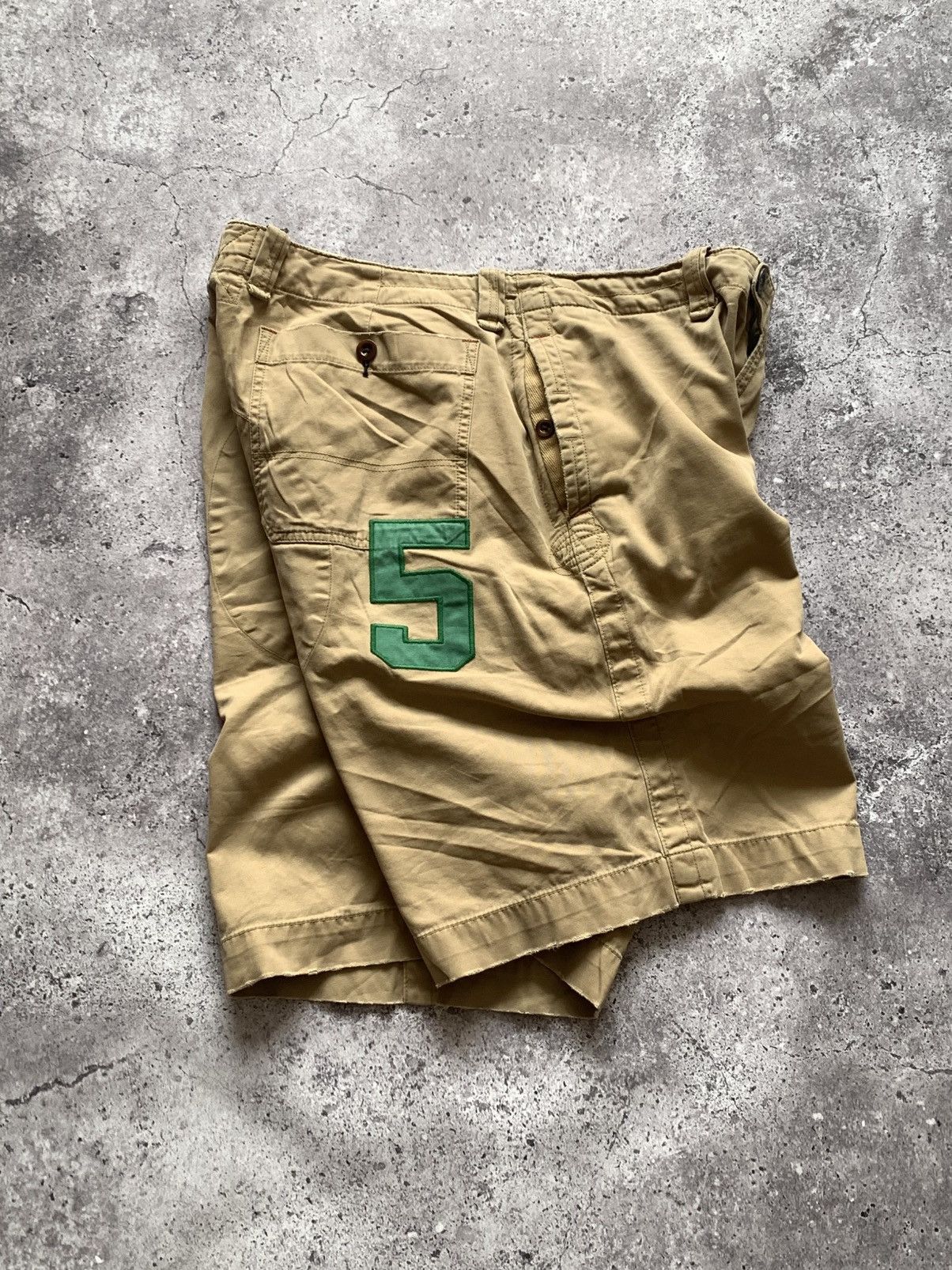 Polo Ralph Lauren 🔥VINTAGE 90s POLO RALPH LAUREN BIG PONY #5 CHINO SHORTS Size US 36 / EU 52 - 2 Thumbnail
