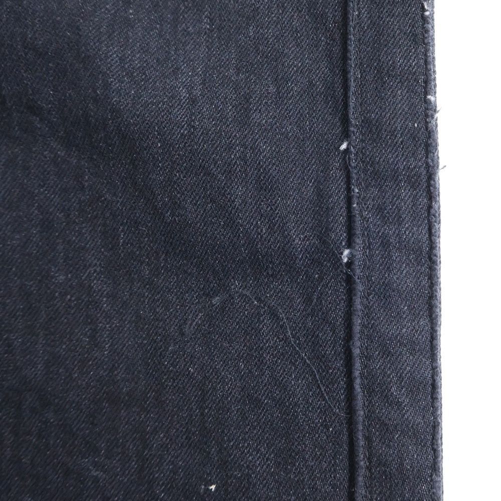 Yohji Yamamoto Yohji Yamaha POUR HOMME/Distressed Black Denim Pants Size US 33 - 5 Thumbnail