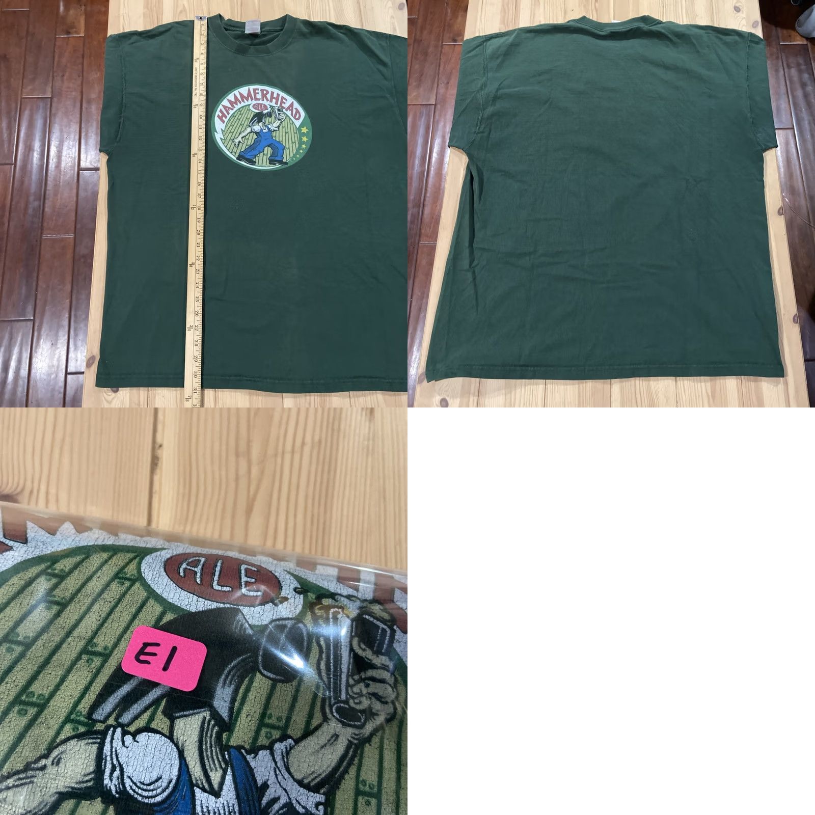 Fruit Of The Loom Fruit Of The Loom Cartoon Shirt 2XL Men Short Sleeve Crew Neck Green Beer Ale Brewery Cartoon Shirt 2XL Mens Size US XXL / EU 58 / 5 - 8 Thumbnail