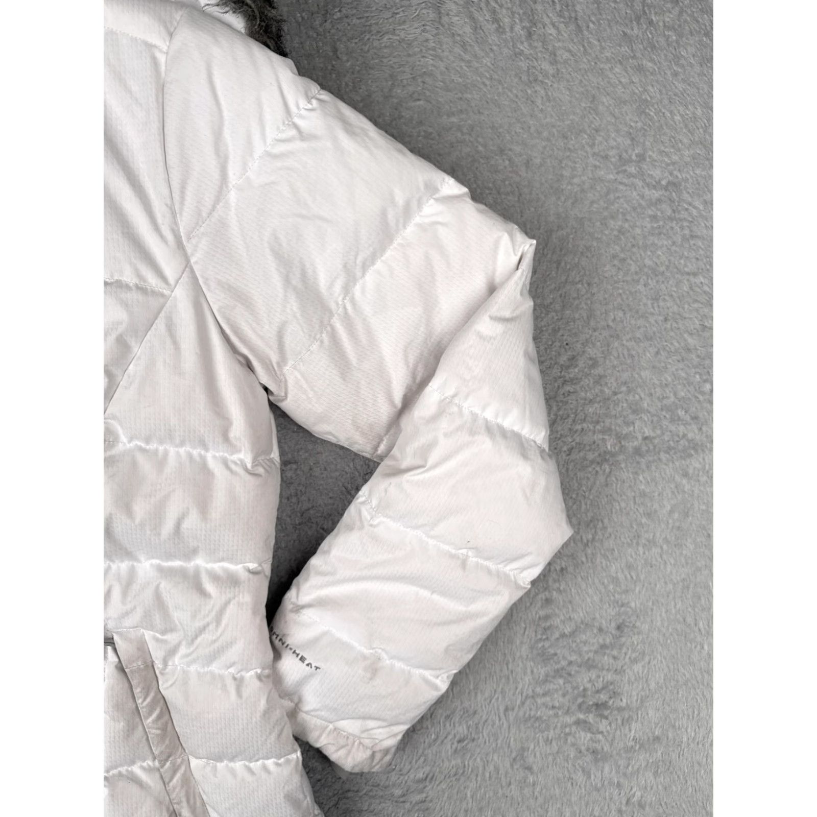 Vintage Columbia Jacket Womens M White Omni-Heat Hooded Puffer Ski Winter Outdoor Size M / US 6-8 / IT 42-44 - 5 Thumbnail